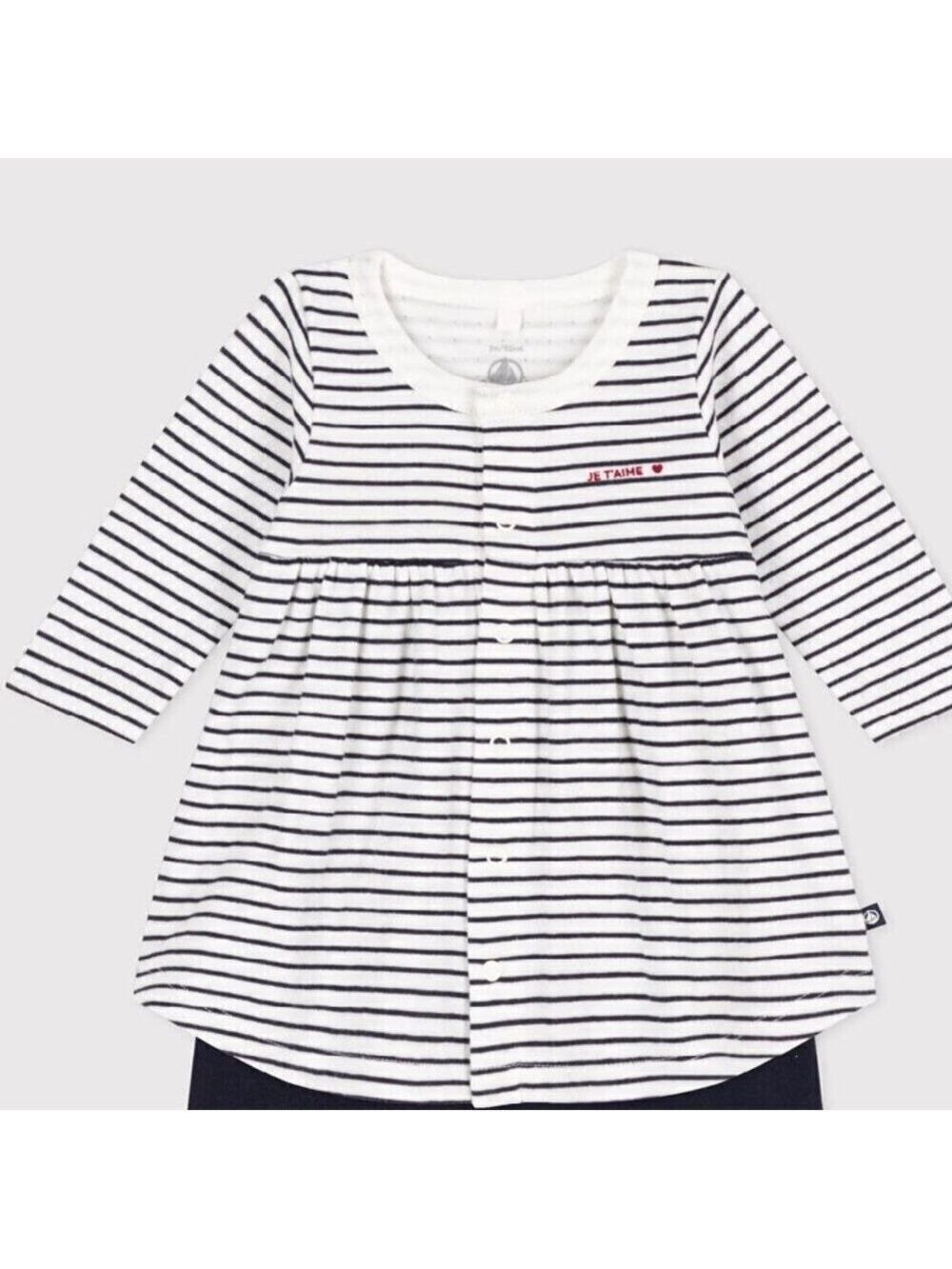Petit Bateau Baby Cotton Sailor Dress 3M